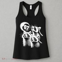 67 Meme Racoon Howling At The Moon 6-7 Women's Tank Top thumb 3