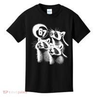 67 Meme Racoon Howling At The Moon 6-7 Kids T-Shirt thumb 0