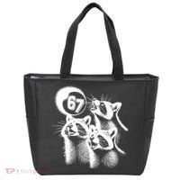 67 Meme Racoon Howling At The Moon 6-7 Tote Bag thumb 0