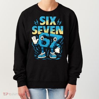 67 Meme Six Seven 6-7 Italian Brainrot Funny Women's Sweatshirt