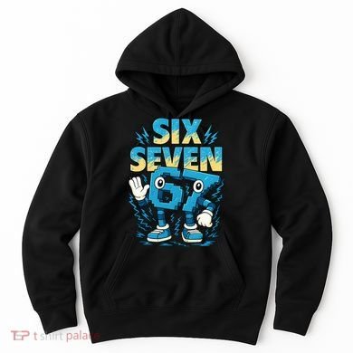 67 Meme Six Seven 6-7 Italian Brainrot Funny Hoodie