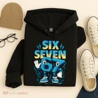 67 Meme Six Seven 6-7 Italian Brainrot Funny Hoodie thumb 4