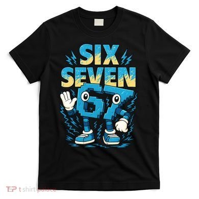 67 Meme Six Seven 6-7 Italian Brainrot Funny T-Shirt
