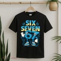 67 Meme Six Seven 6-7 Italian Brainrot Funny T-Shirt thumb 2