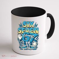 67 Meme Six Seven 6-7 Italian Brainrot Funny Coffee Mug thumb 1