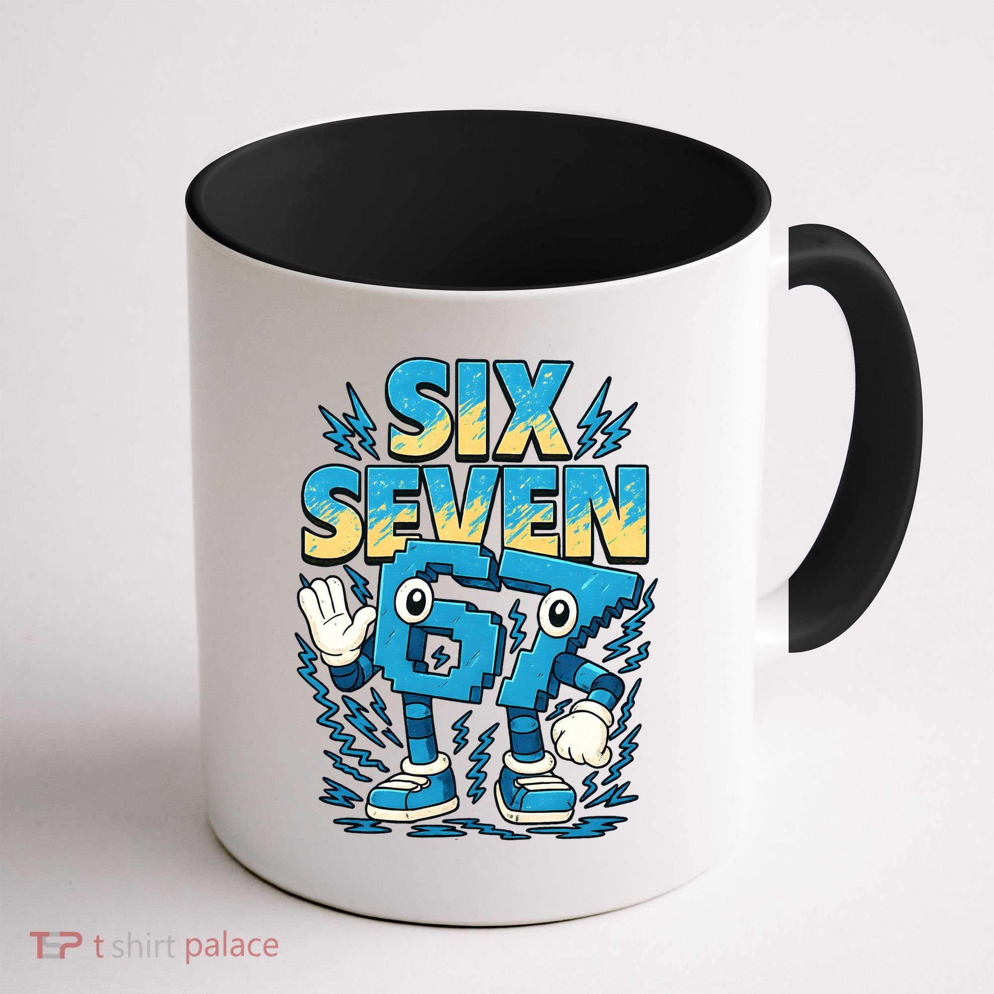 67 Meme Six Seven 6-7 Italian Brainrot Funny Coffee Mug