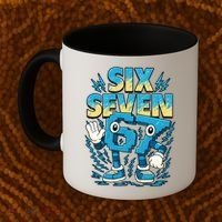 67 Meme Six Seven 6-7 Italian Brainrot Funny Coffee Mug thumb 2