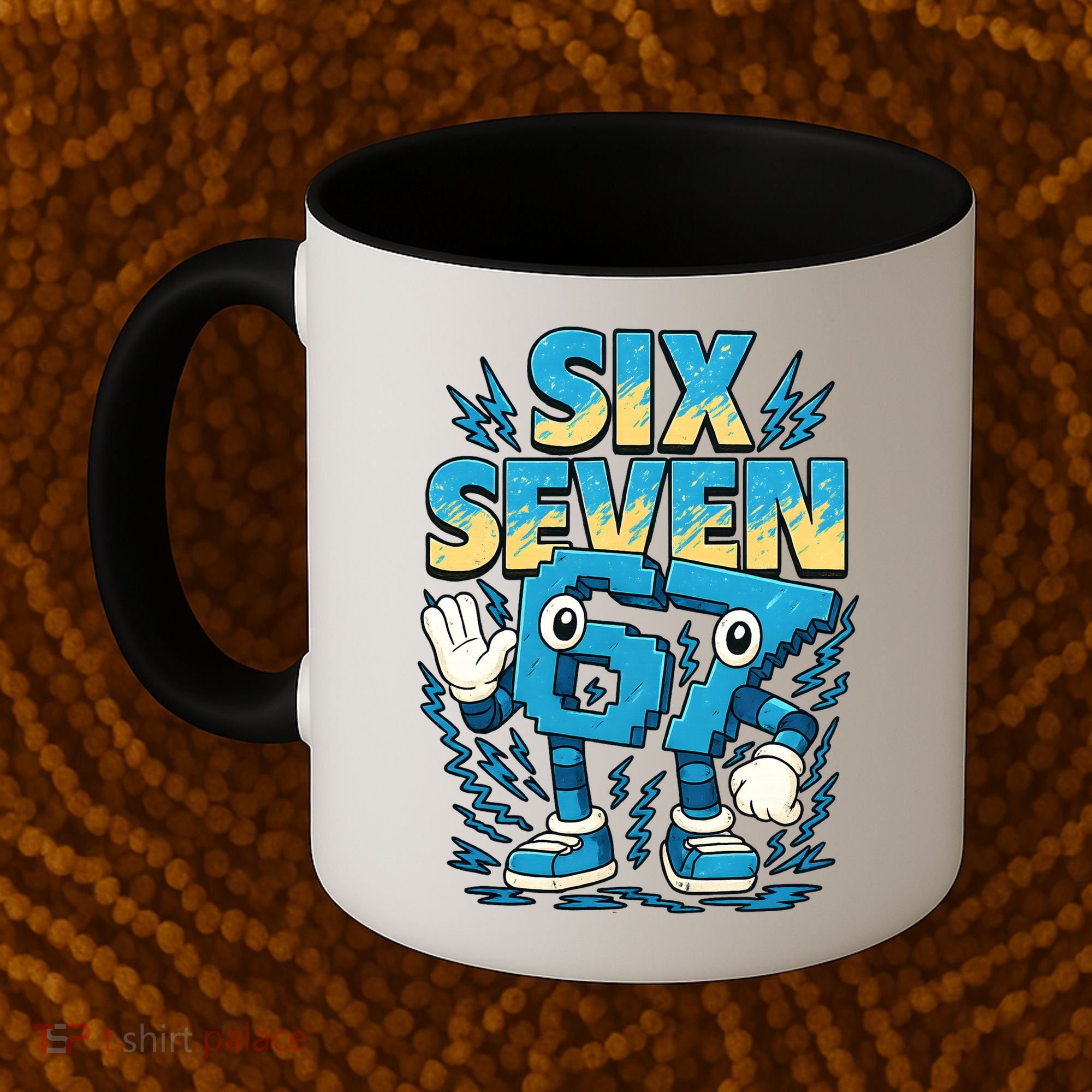 67 Meme Six Seven 6-7 Italian Brainrot Funny Coffee Mug