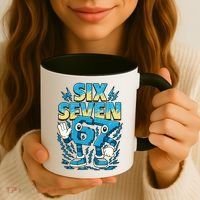 67 Meme Six Seven 6-7 Italian Brainrot Funny Coffee Mug thumb 3