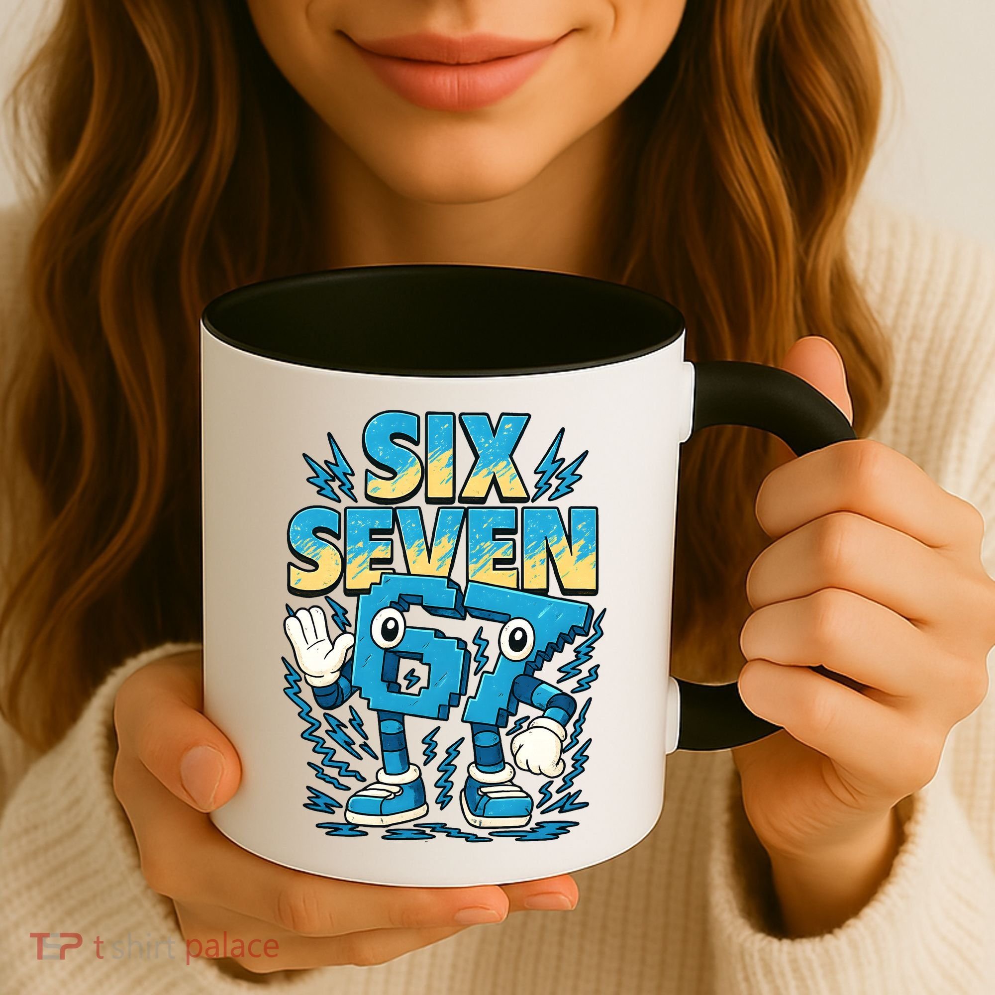 67 Meme Six Seven 6-7 Italian Brainrot Funny Coffee Mug
