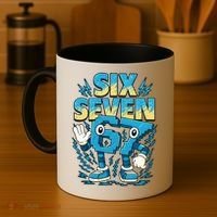 67 Meme Six Seven 6-7 Italian Brainrot Funny Coffee Mug thumb 4