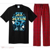 67 Meme Six Seven 6-7 Italian Brainrot Funny Pajama Set thumb 0