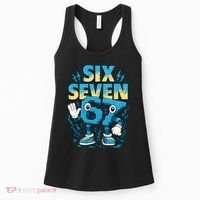 67 Meme Six Seven 6-7 Italian Brainrot Funny Women's Tank Top thumb 0