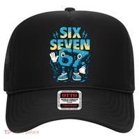 67 Meme Six Seven 6-7 Italian Brainrot Funny Hat thumb 0