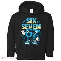 67 Meme Six Seven 6-7 Italian Brainrot Funny Toddler Hoodie thumb 0