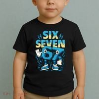 67 Meme Six Seven 6-7 Italian Brainrot Funny Toddler T-Shirt thumb 2