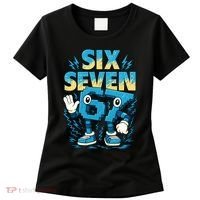 67 Meme Six Seven 6-7 Italian Brainrot Funny Women's T-Shirt thumb 0