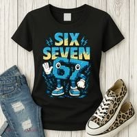 67 Meme Six Seven 6-7 Italian Brainrot Funny Women's T-Shirt thumb 3