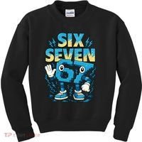 67 Meme Six Seven 6-7 Italian Brainrot Funny Kids Sweatshirt thumb 0