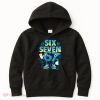 67 Meme Six Seven 6-7 Italian Brainrot Funny Kids Hoodie thumb 0