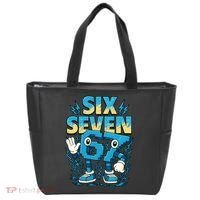 67 Meme Six Seven 6-7 Italian Brainrot Funny Tote Bag thumb 0
