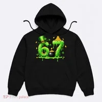 6-7 Meme St Patrick's Day 67 Hoodie thumb 0