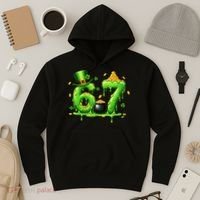 6-7 Meme St Patrick's Day 67 Hoodie thumb 3
