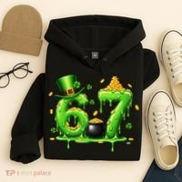 6-7 Meme St Patrick's Day 67 Hoodie thumb 4