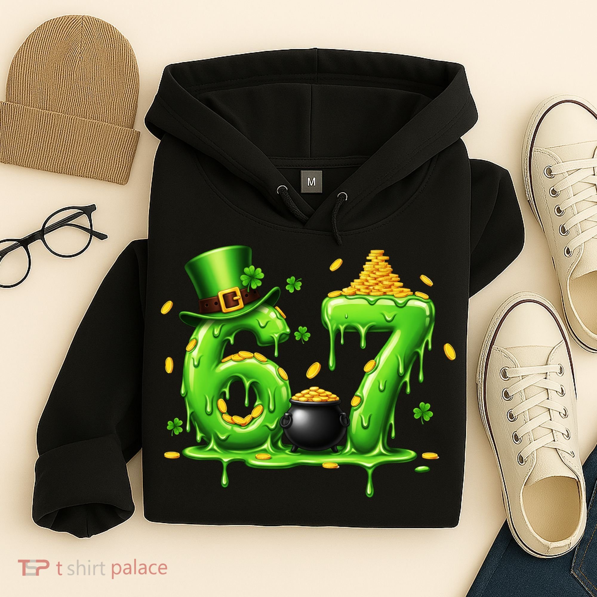 6-7 Meme St Patrick's Day 67 Hoodie