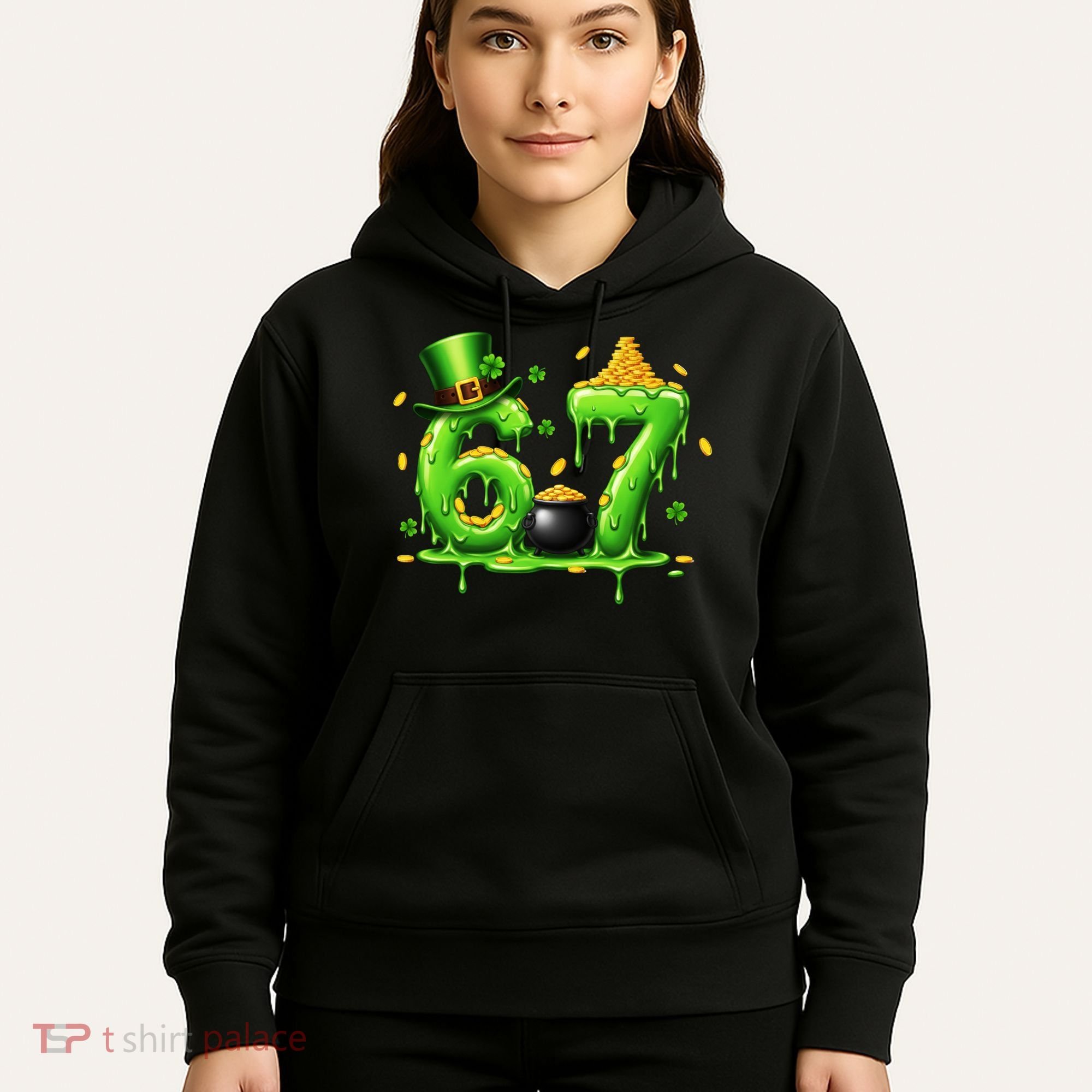 6-7 Meme St Patrick's Day 67 Hoodie