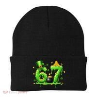 6-7 Meme St Patrick's Day 67 Beanie thumb 0
