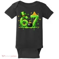 6-7 Meme St Patrick's Day 67 Baby Bodysuit thumb 0