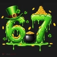 6-7 Meme St Patrick's Day 67 Toddler Hoodie thumb 2