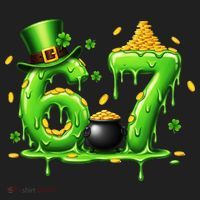 6-7 Meme St Patrick's Day 67 Golf Towel thumb 3
