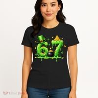 6-7 Meme St Patrick's Day 67 Women's T-Shirt thumb 4