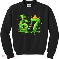 6-7 Meme St Patrick's Day 67 Kids Sweatshirt thumb 0