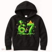 6-7 Meme St Patrick's Day 67 Kids Hoodie thumb 0