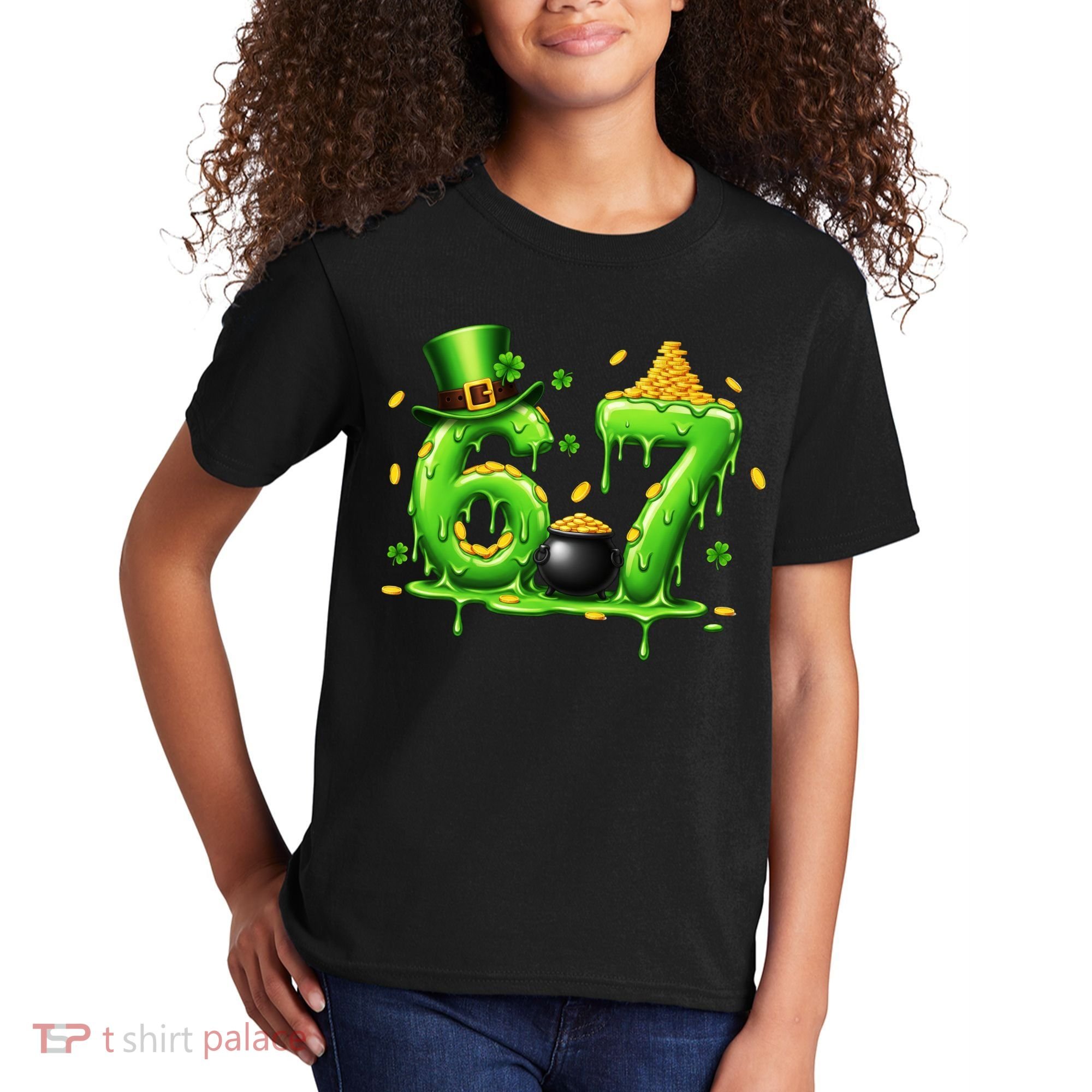 6-7 Meme St Patrick's Day 67 Kids T-Shirt