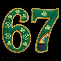 6-7 Meme St Patrick's Celtic 67 Coaster thumb 2