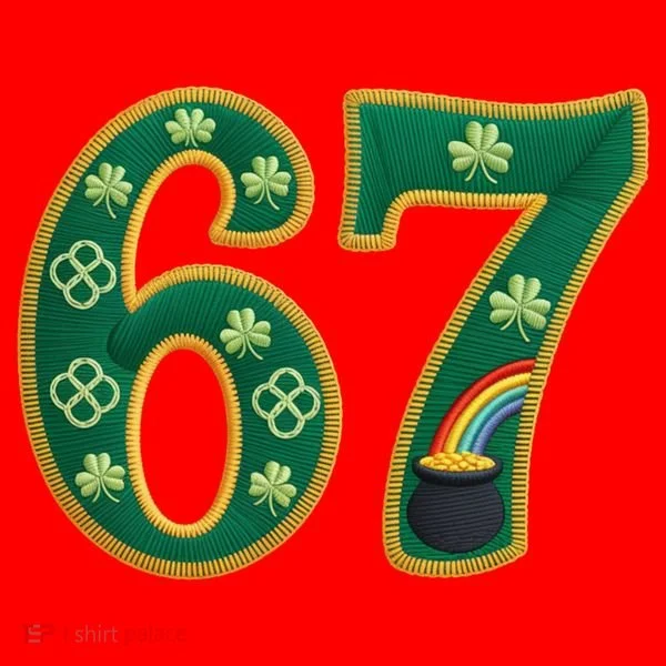 6-7 Meme St Patrick's Celtic 67 Santa Hat