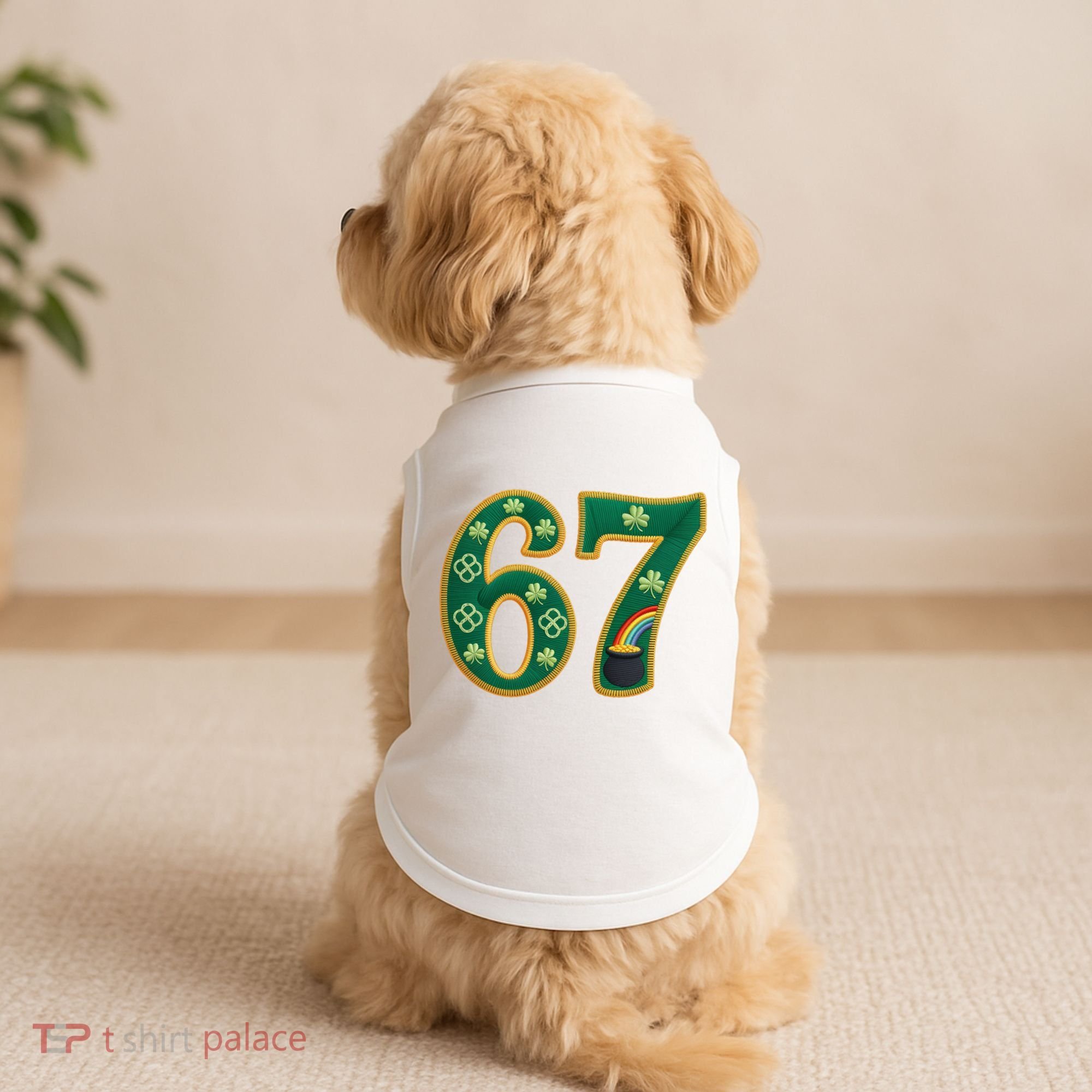6-7 Meme St Patrick's Celtic 67 Doggie Tank