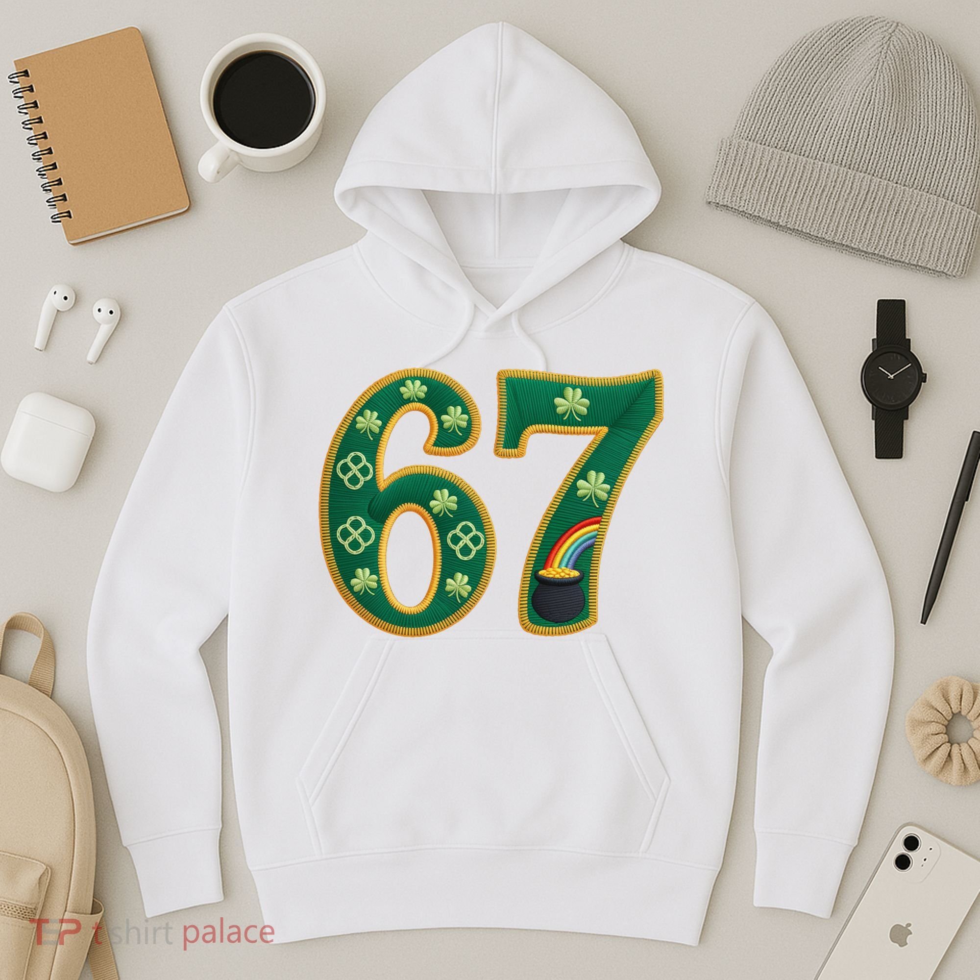 6-7 Meme St Patrick's Celtic 67 Hoodie