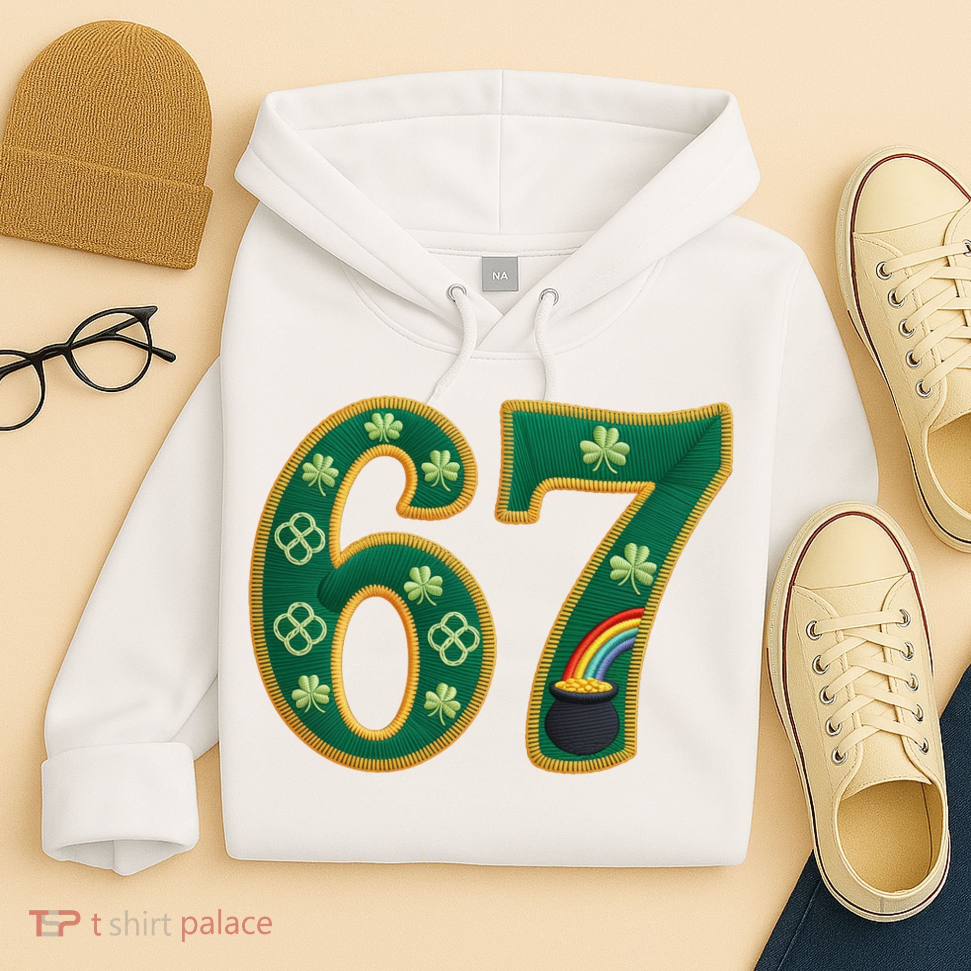 6-7 Meme St Patrick's Celtic 67 Hoodie