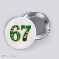 6-7 Meme St Patrick's Celtic 67 Button thumb 0