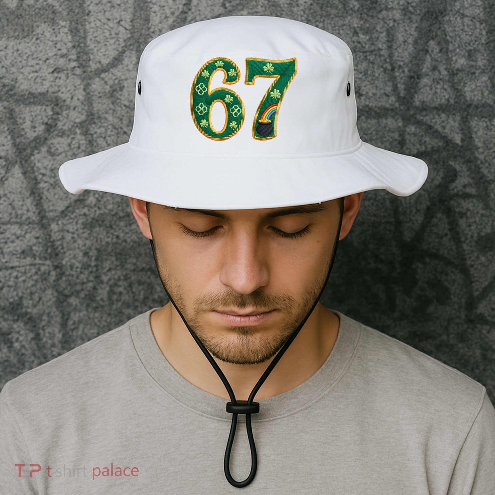 6-7 Meme St Patrick's Celtic 67 Bucket Hat