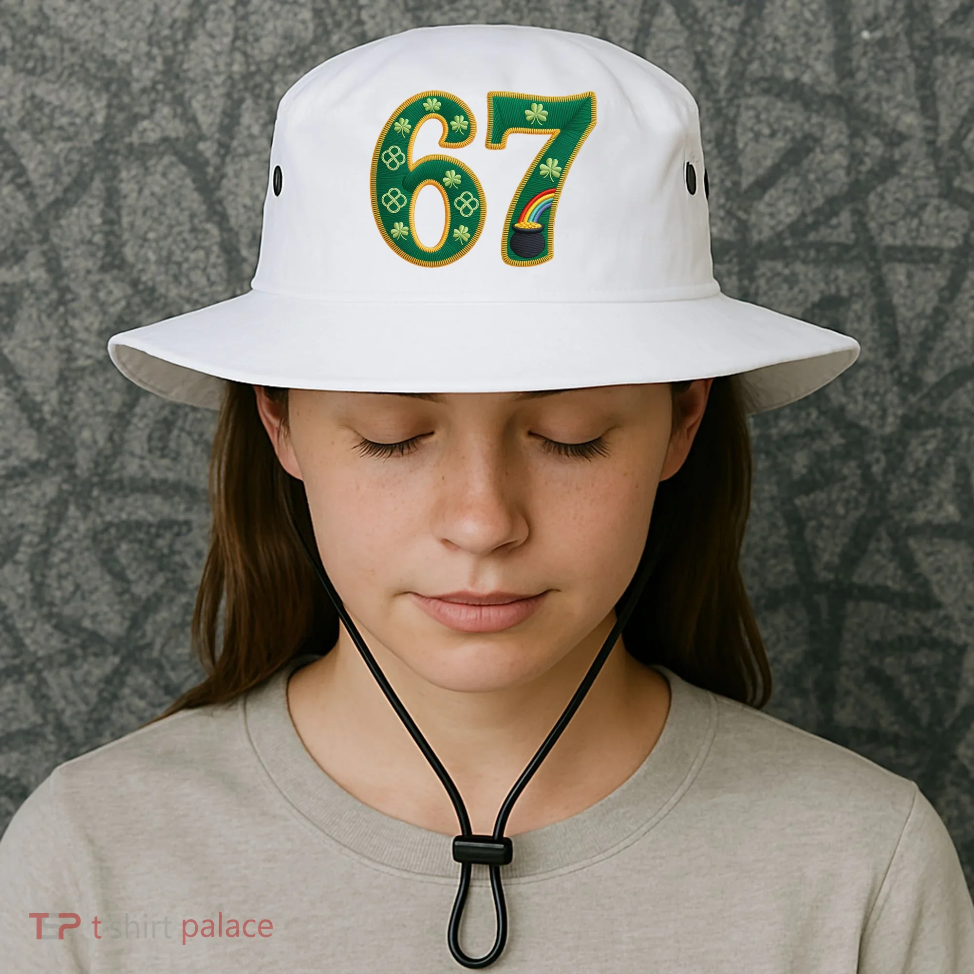6-7 Meme St Patrick's Celtic 67 Bucket Hat