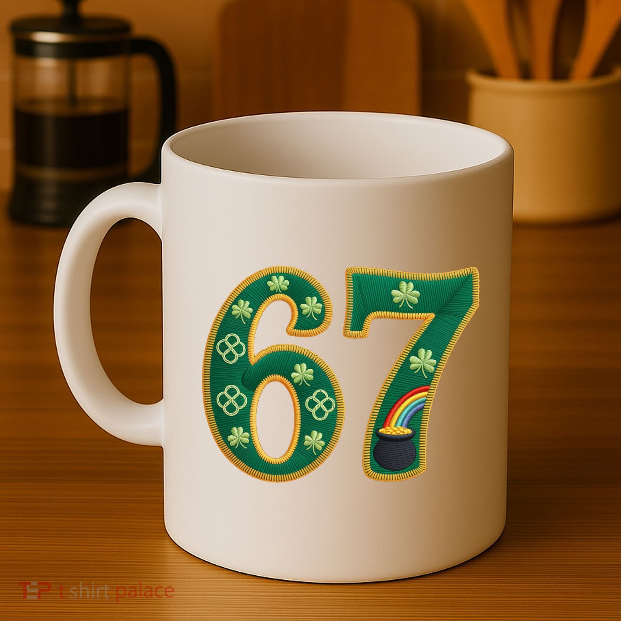 6-7 Meme St Patrick's Celtic 67 Coffee Mug