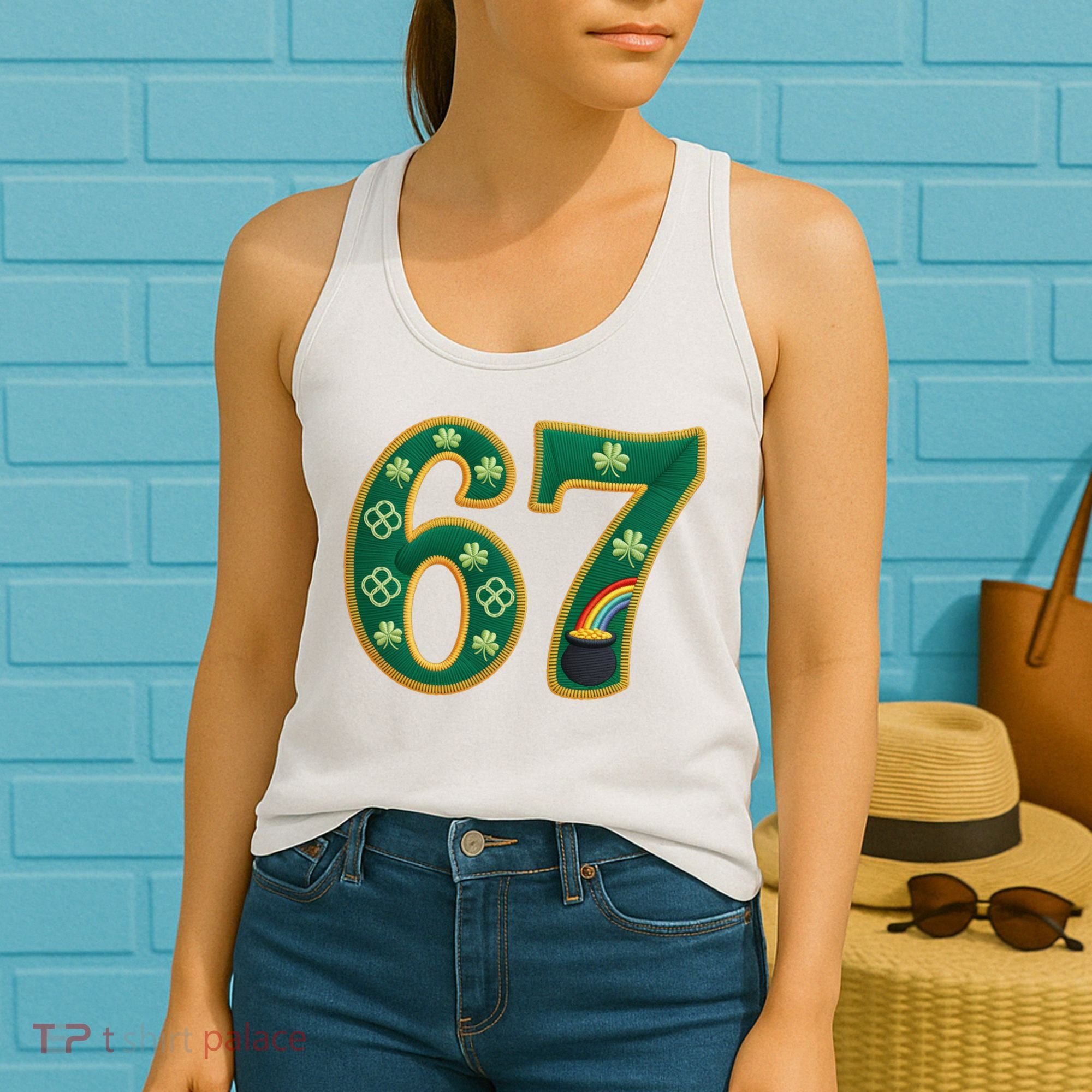 6-7 Meme St Patrick's Celtic 67 Women's Tank Top