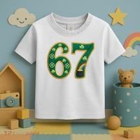 6-7 Meme St Patrick's Celtic 67 Toddler T-Shirt thumb 3