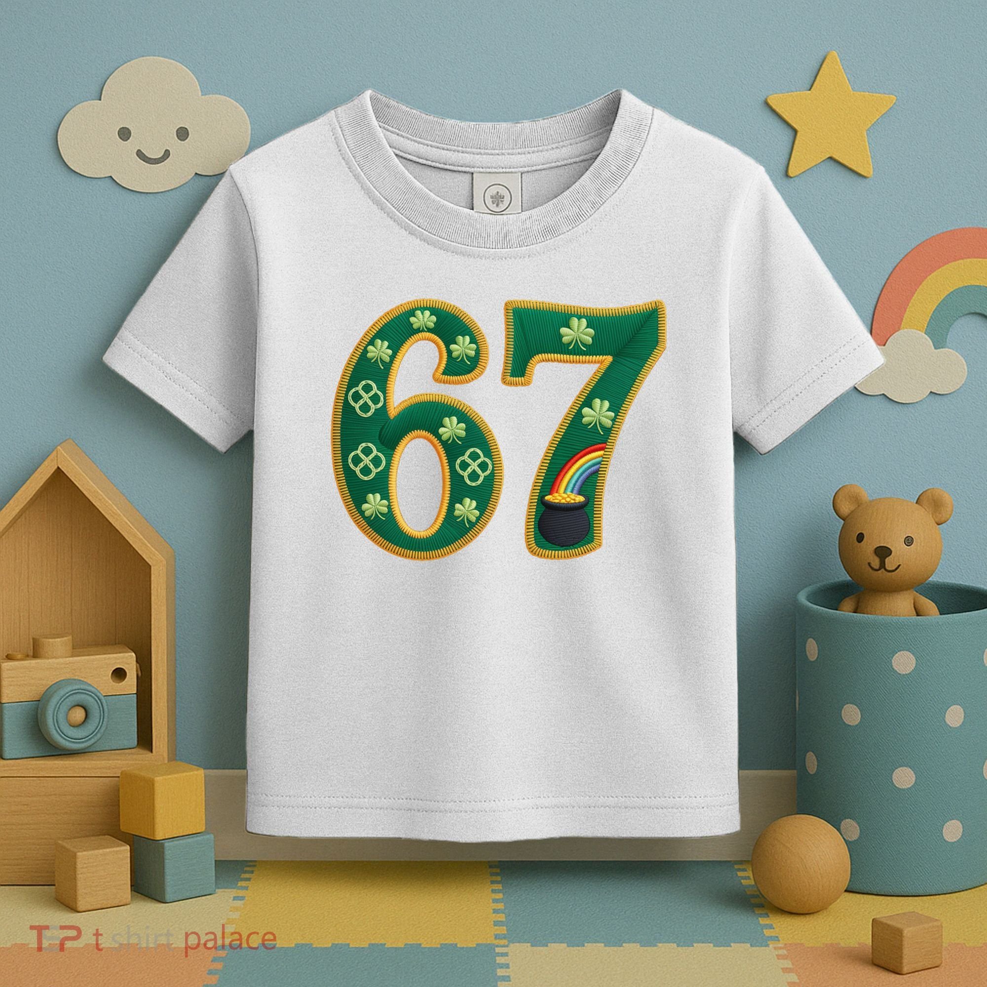 6-7 Meme St Patrick's Celtic 67 Toddler T-Shirt